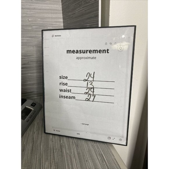 Sandrine Rose Womens Dust White Denim Jeans Wide Leg Size 24 NEW‎ - Picture 9 of 9